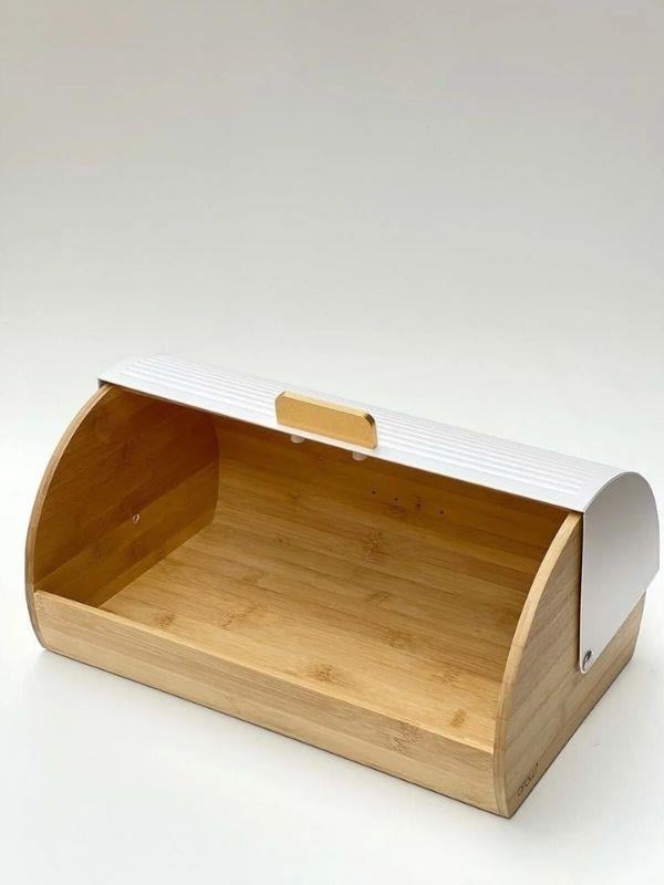 Bambu Lüx Ekmeklik Metal Kapaklı Raylı Sistem Beyaz - Görsel 2