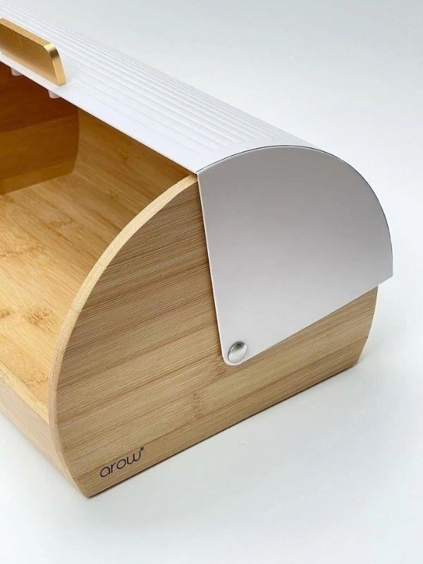 Bambu Lüx Ekmeklik Metal Kapaklı Raylı Sistem Beyaz - Görsel 3