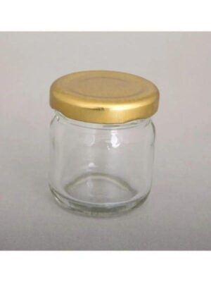 Cam Kavanoz Kapaklı Numunelik 10 Adet 40 Cc Kapaklı