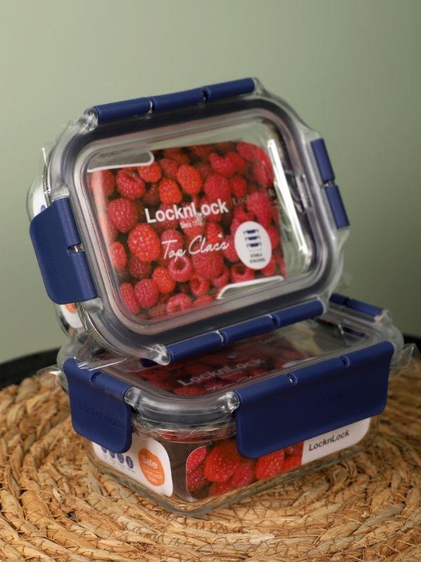 Lock & Lock Hava Geçirmez Cam Saklama Kabı 380 ml | 400°C Isıya Kadar Güvenli - Görsel 2